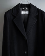 "Max Mara" Silver tag straight line shaped chester coat
