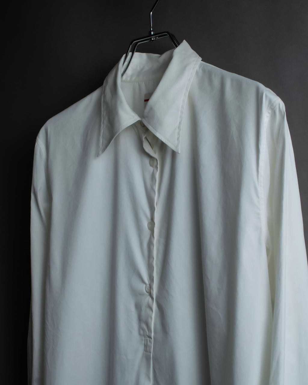 "PRADA" Oversized A-line silhouette long shirt