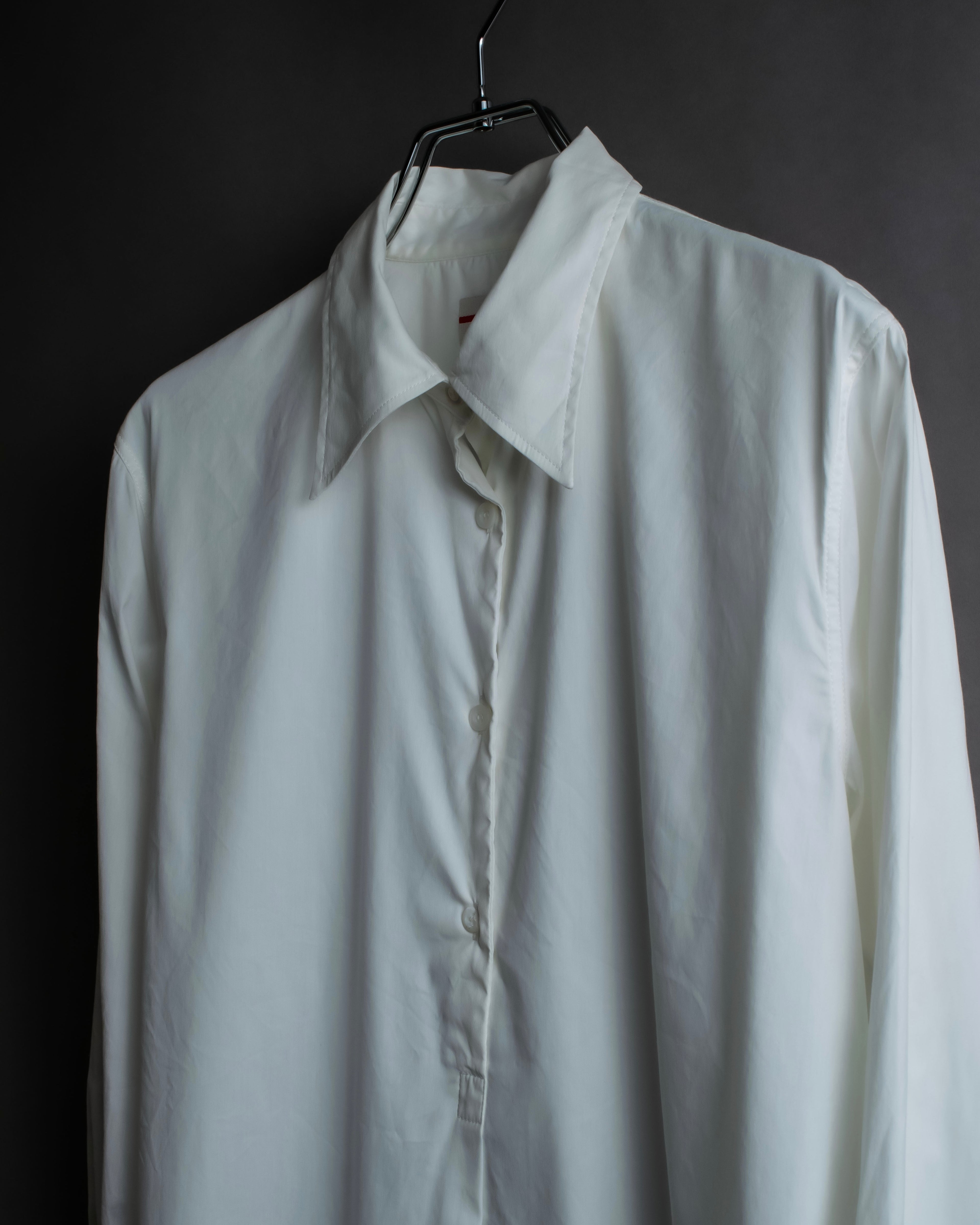 "PRADA" Oversized A-line silhouette long shirt