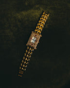 "VALENTINO ROLENTA" 90's-00's Decorative rhinestone quartz watch