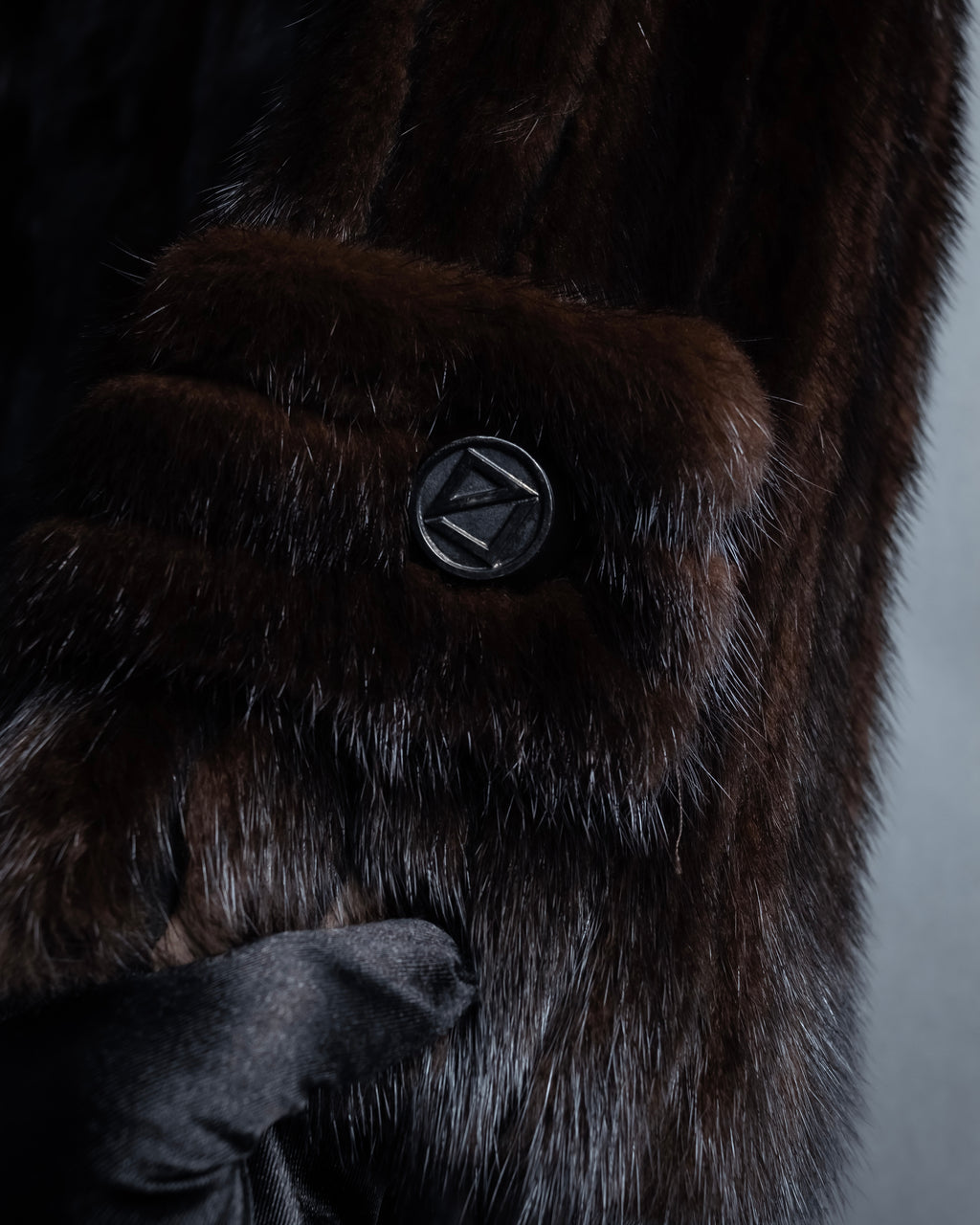 -SPECIAL- "Christian Dior Boutique Paris" 70's-80's Panel work design 100% mink fur coat