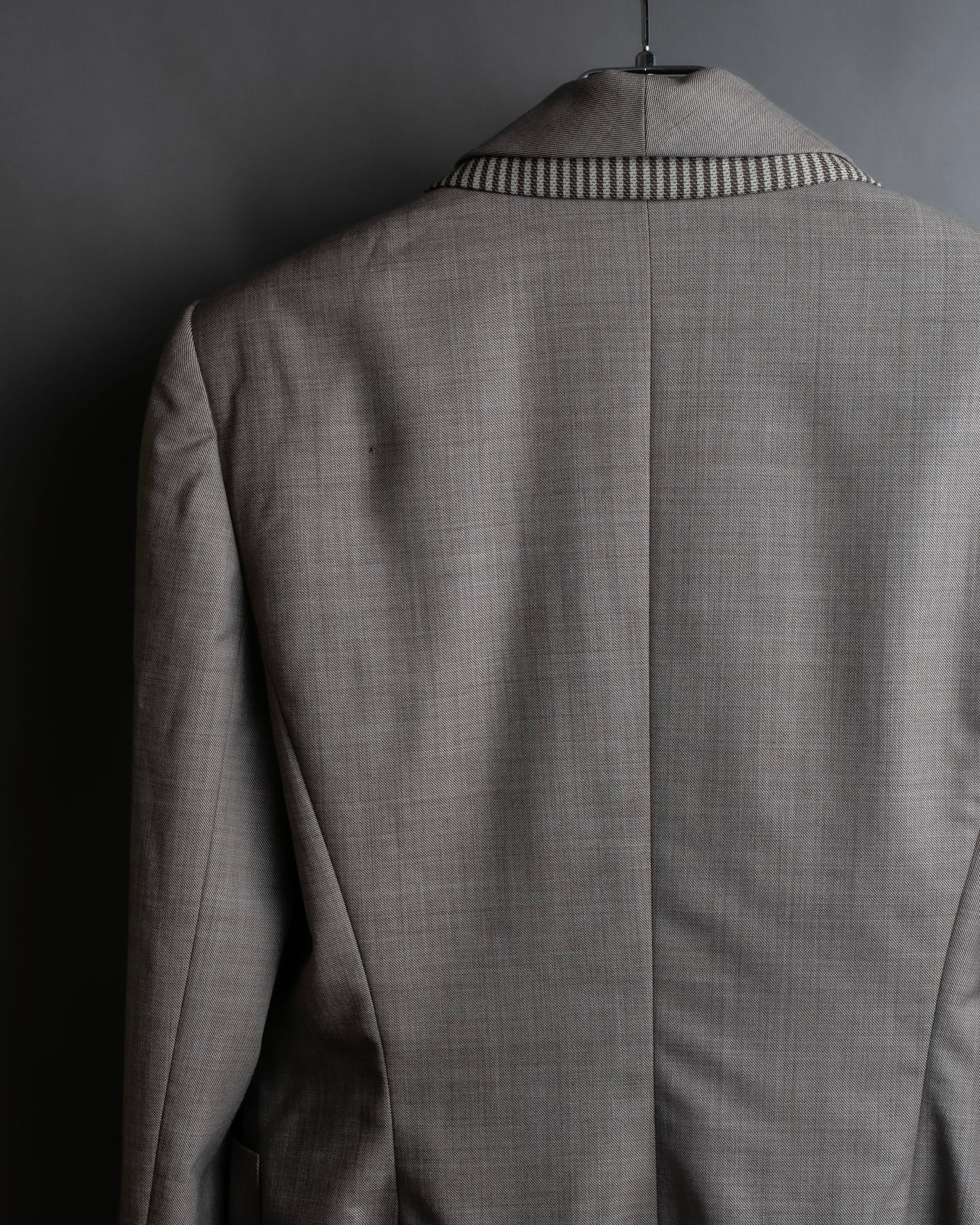 "Christian Dior" Double shawl collar design tailored jacket