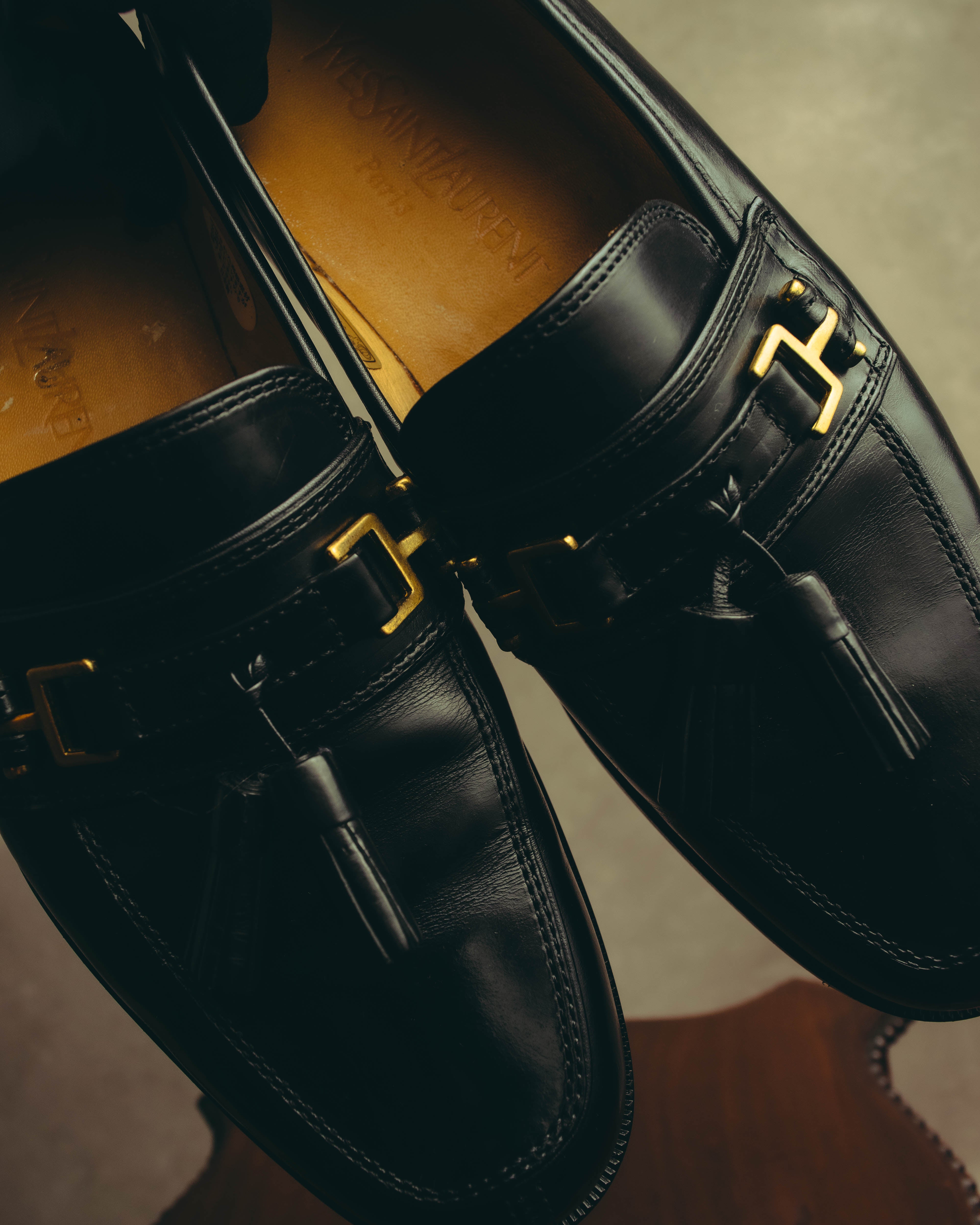 Yves Saint Laurent (イヴ・サンローラン) - タッセルビットローファー