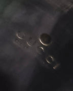 "GUCCI" Hammered texture square dome silver ring