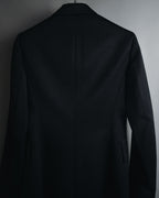 "Yves Saint Laurent" 2008AW Minimal sculpted wool jacket
