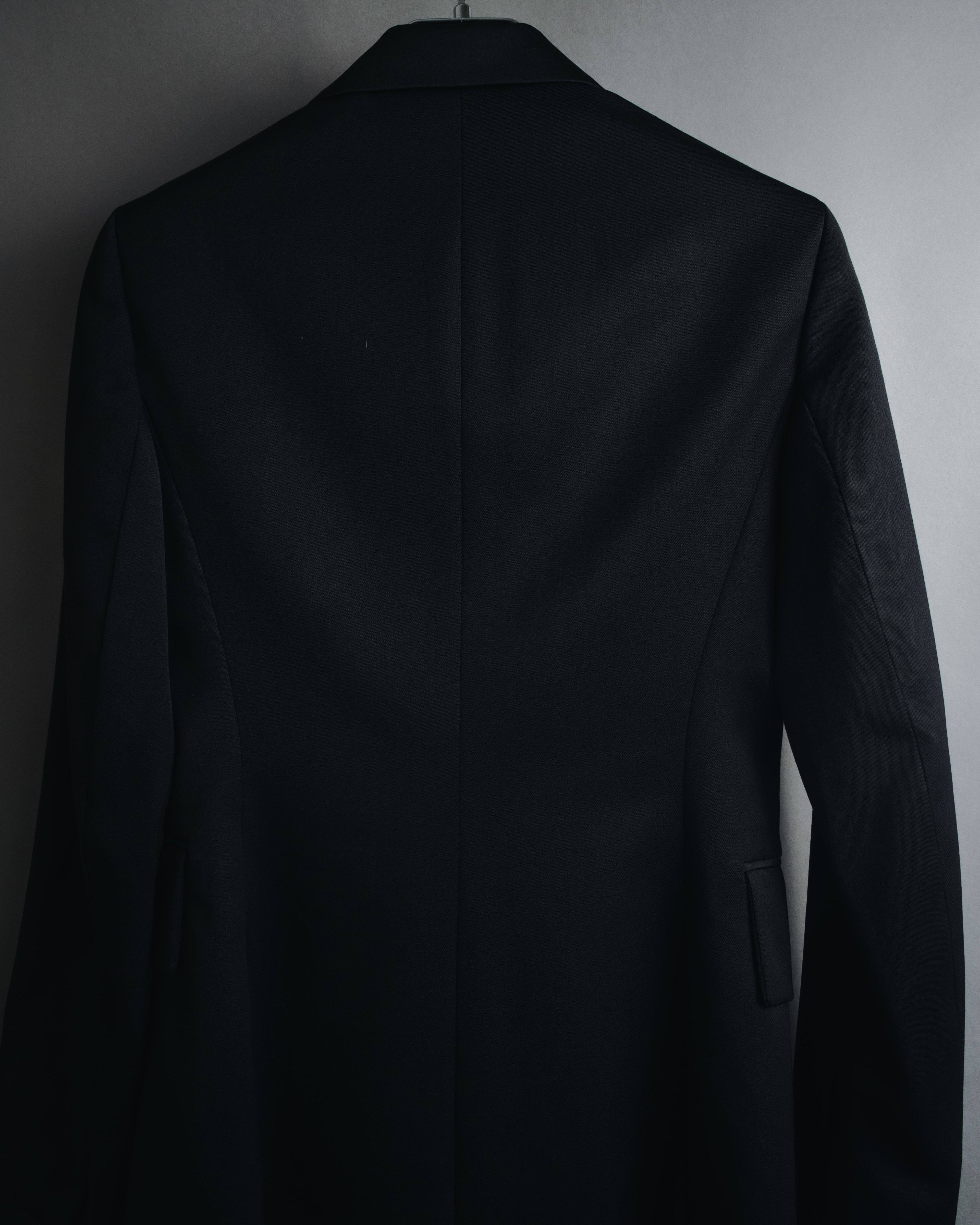 "Yves Saint Laurent" 2008AW Minimal sculpted wool jacket
