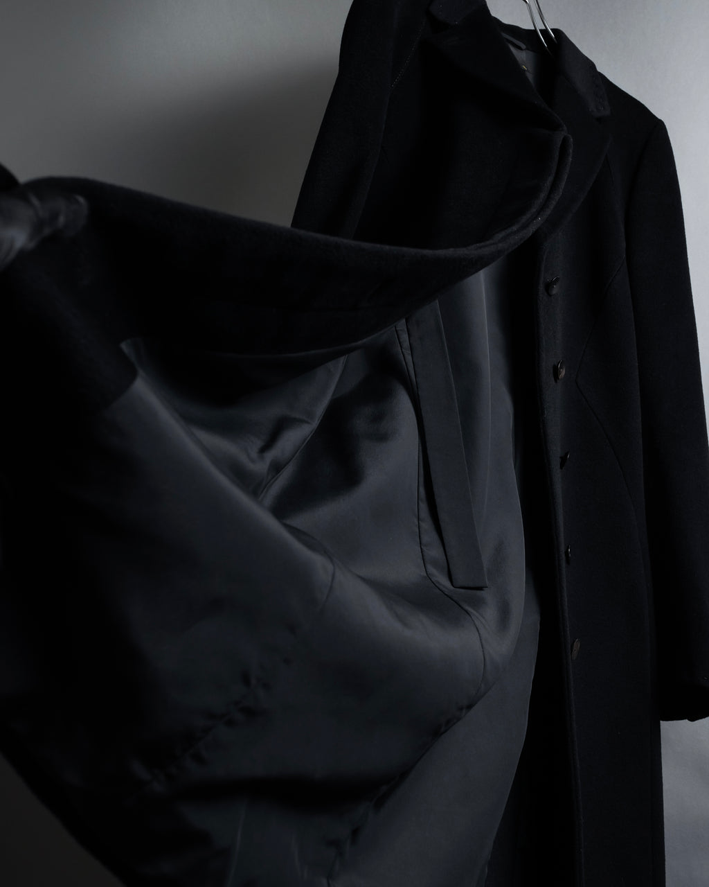 "FENDI" 00's-10's Karl Lagerfeld design shaped long coat