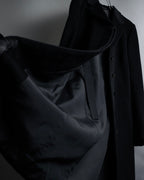 "FENDI" 00's-10's Karl Lagerfeld design shaped long coat