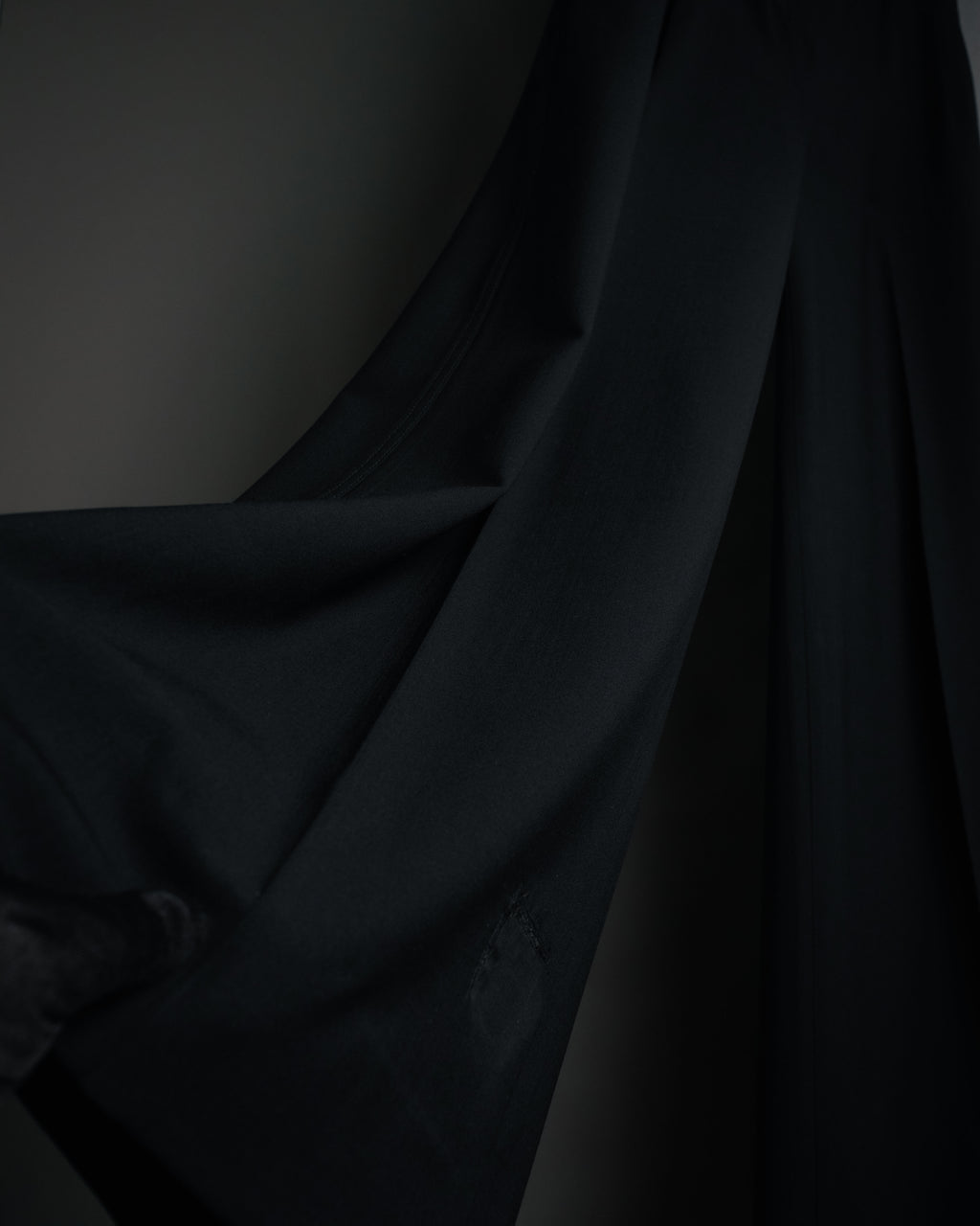 “FENDI” 90’s-00’s Sculpted V-back wide-leg trousers