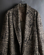 Vintage gobelin oversized gown coat