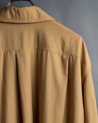 "GUCCI" silk blended shirt jacket