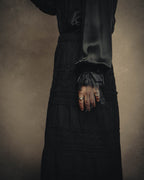 -SPECIAL- “tricot COMME des GARÇONS“ 2002SS Lace panel gathered skirt