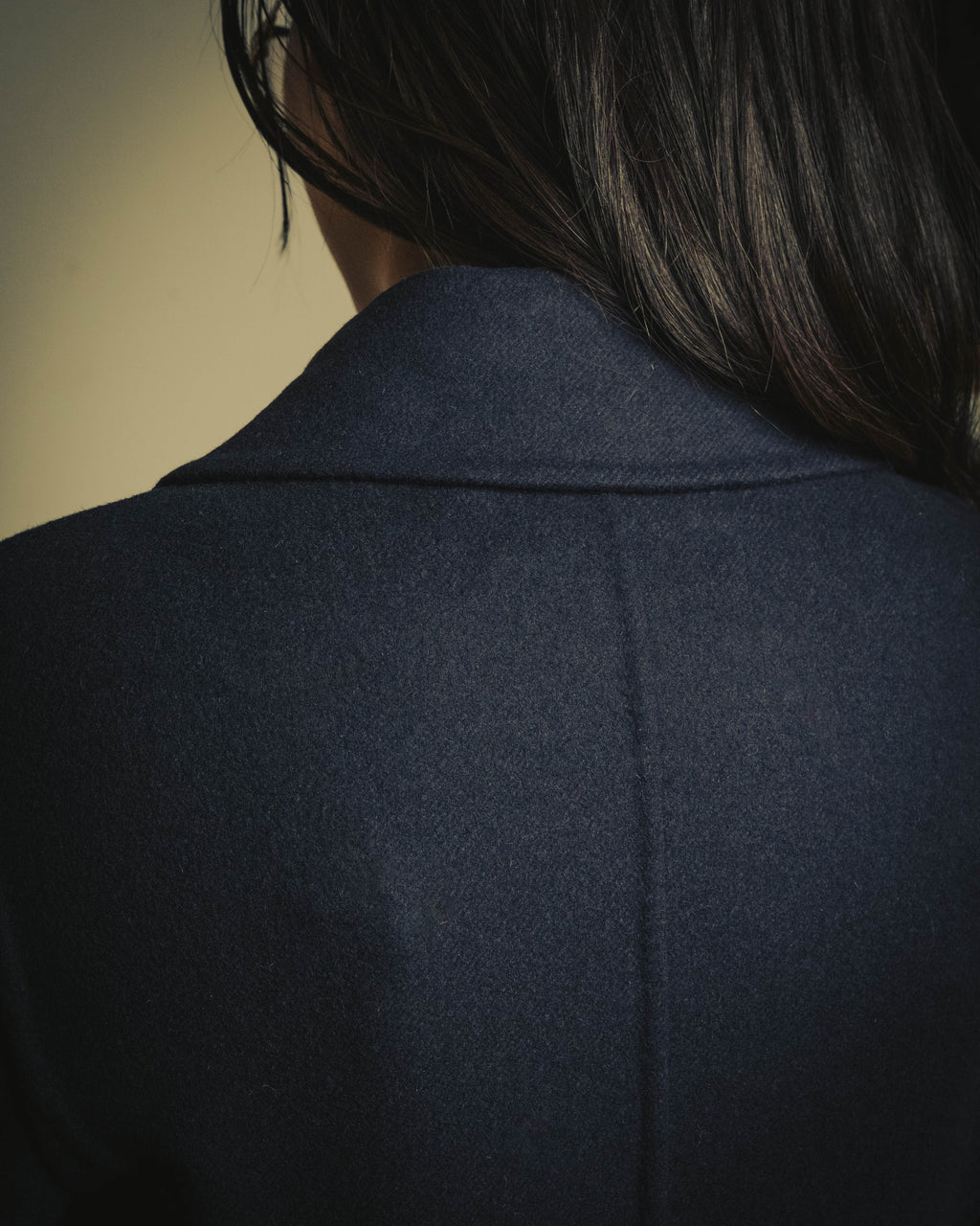 -SPECIAL- “Christian Dior” 2017 AW Navy double breasted A line long coat