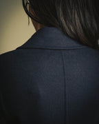 -SPECIAL- “Christian Dior” 2017 AW Navy double breasted A line long coat