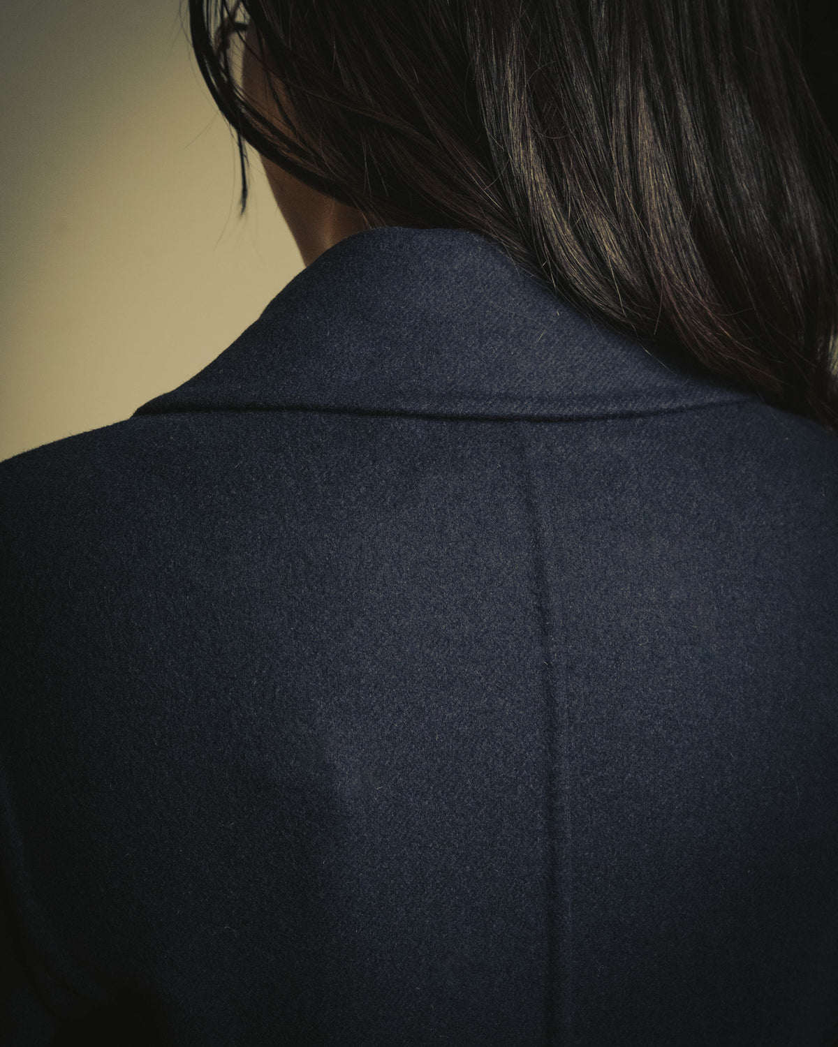 -SPECIAL- “Christian Dior” 2017 AW Navy double breasted A line long coat