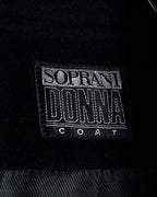 “SOPRANI DONNA” Tailored double-breasted long coat