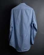 "GUCCI" Michele period brand code embroidered striped shirt