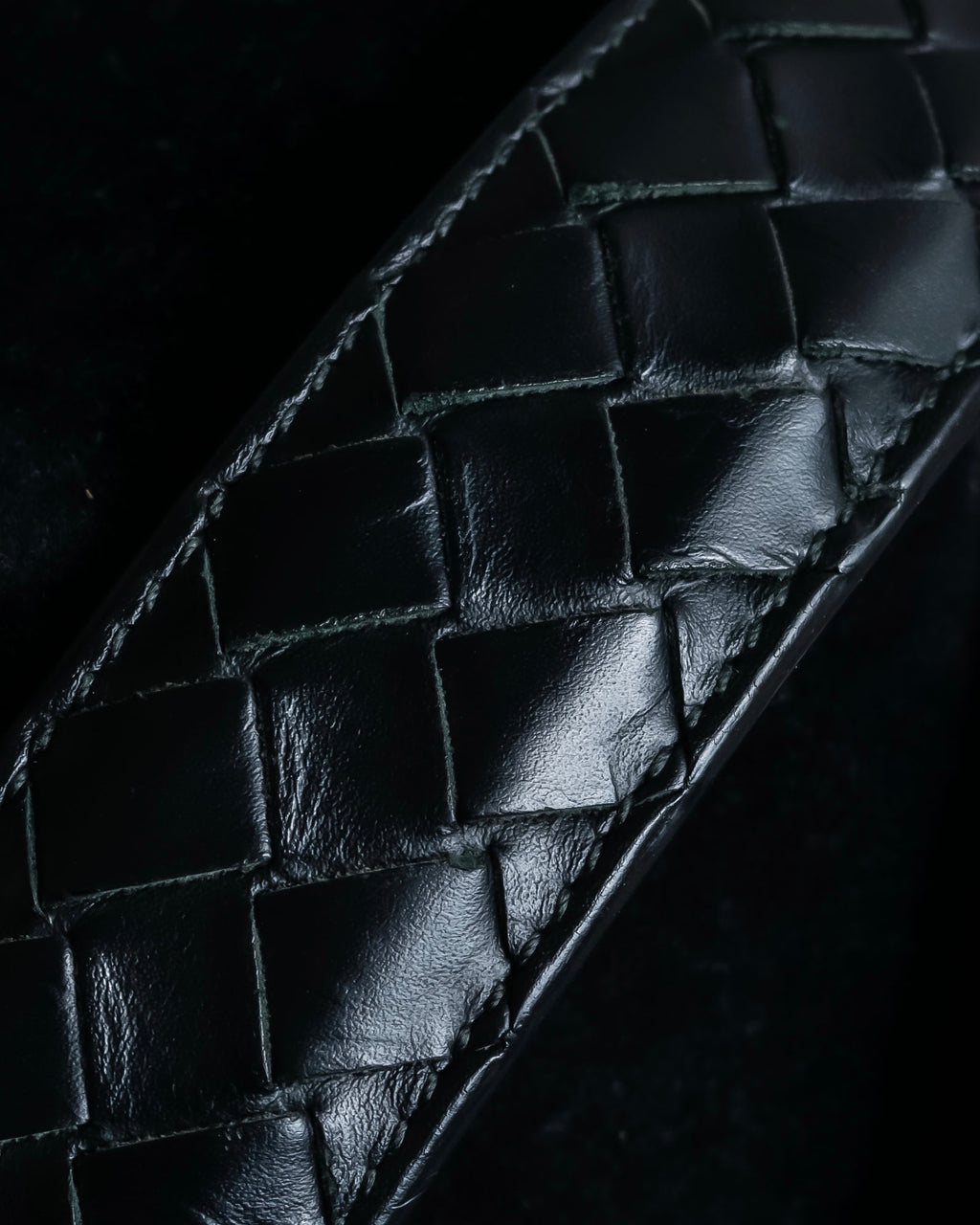 "BOTTEGA VENETA" Intrecciato leather belt