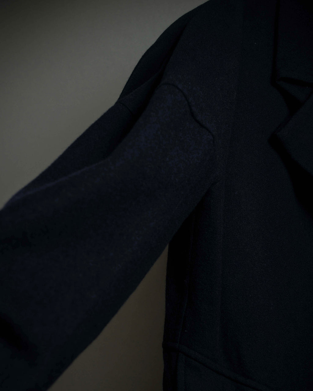 "COMME des GARCONS" 90's Front panel docking design chester coat