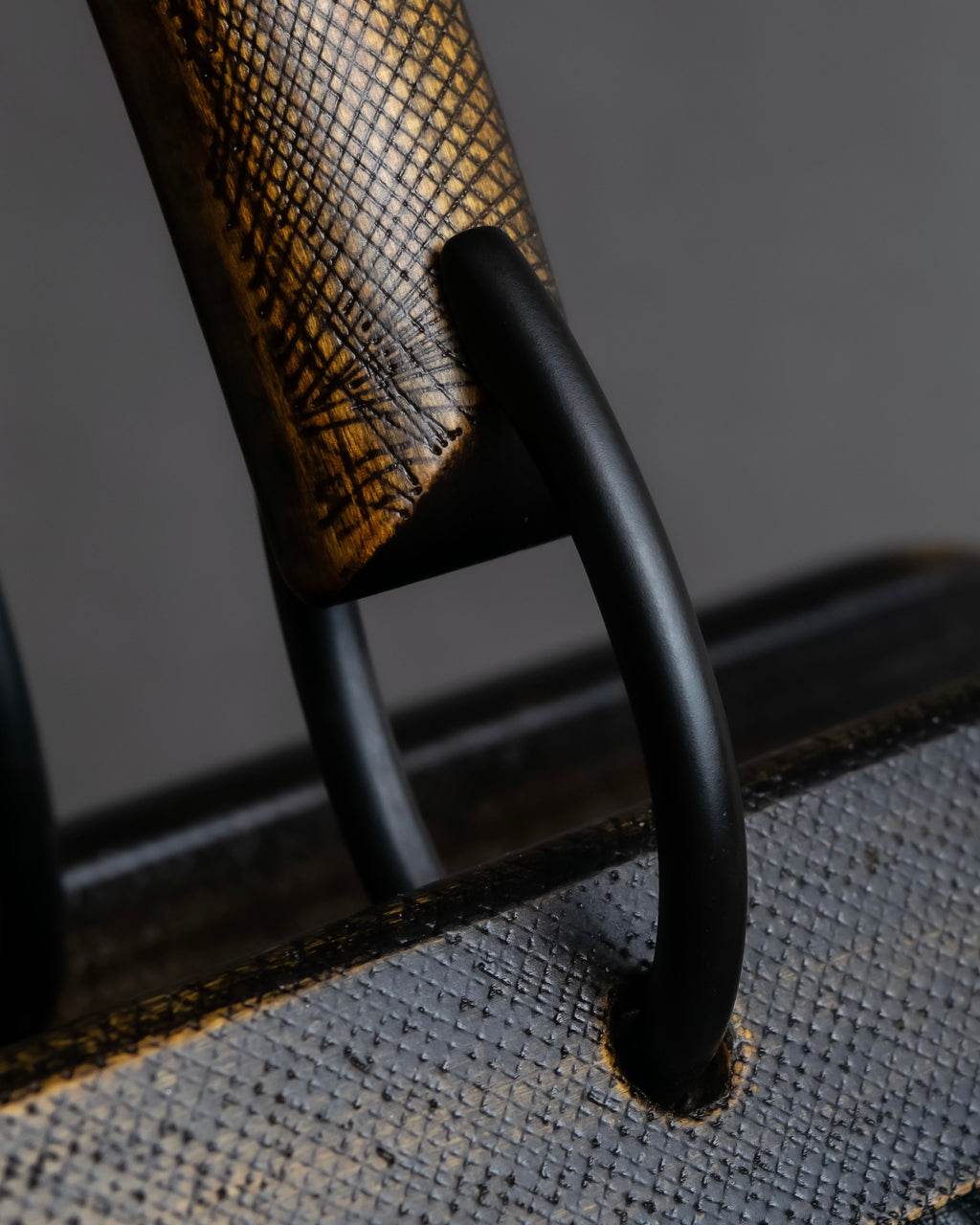 "GUCCI" Bamboo essence horizontal leather handbag