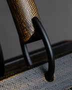 "GUCCI" Bamboo essence horizontal leather handbag