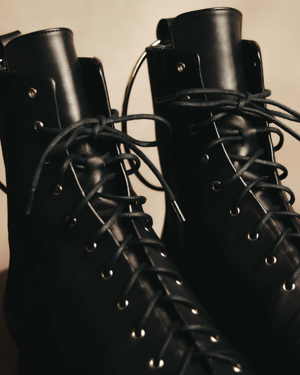 -SPECIAL- "JIL SANDER" 10's Sculptural gathered toe leather ankle boots