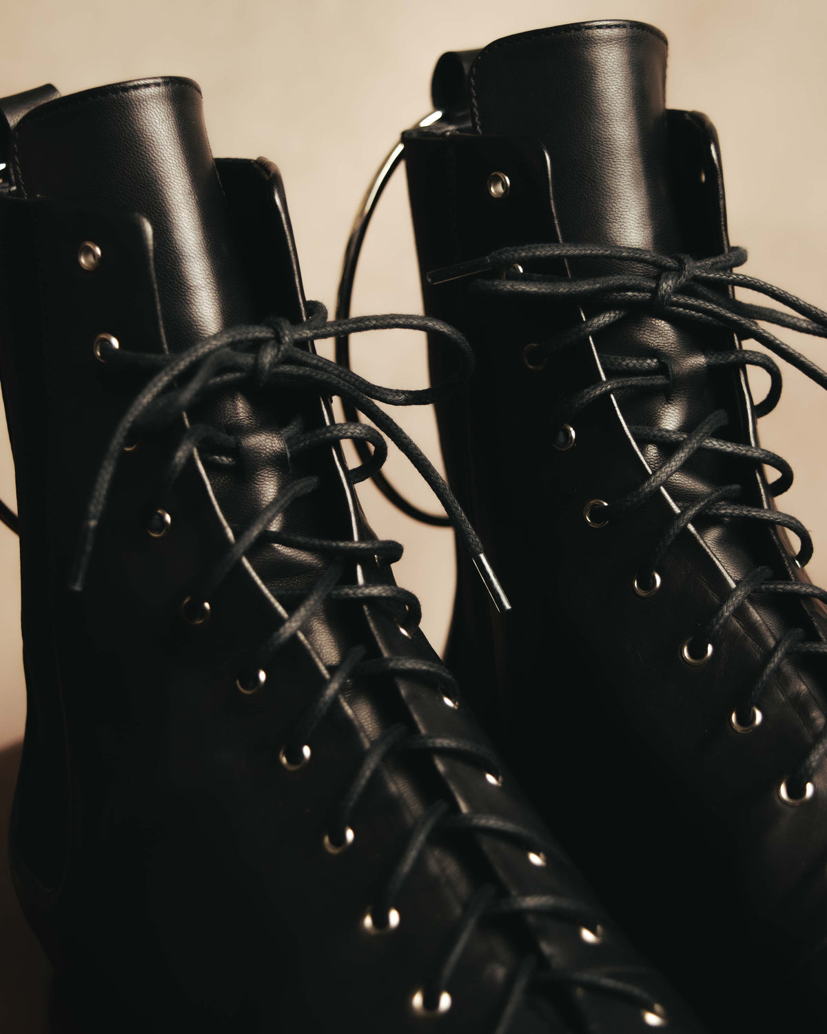 -SPECIAL- "JIL SANDER" 10's Sculptural gathered toe leather ankle boots