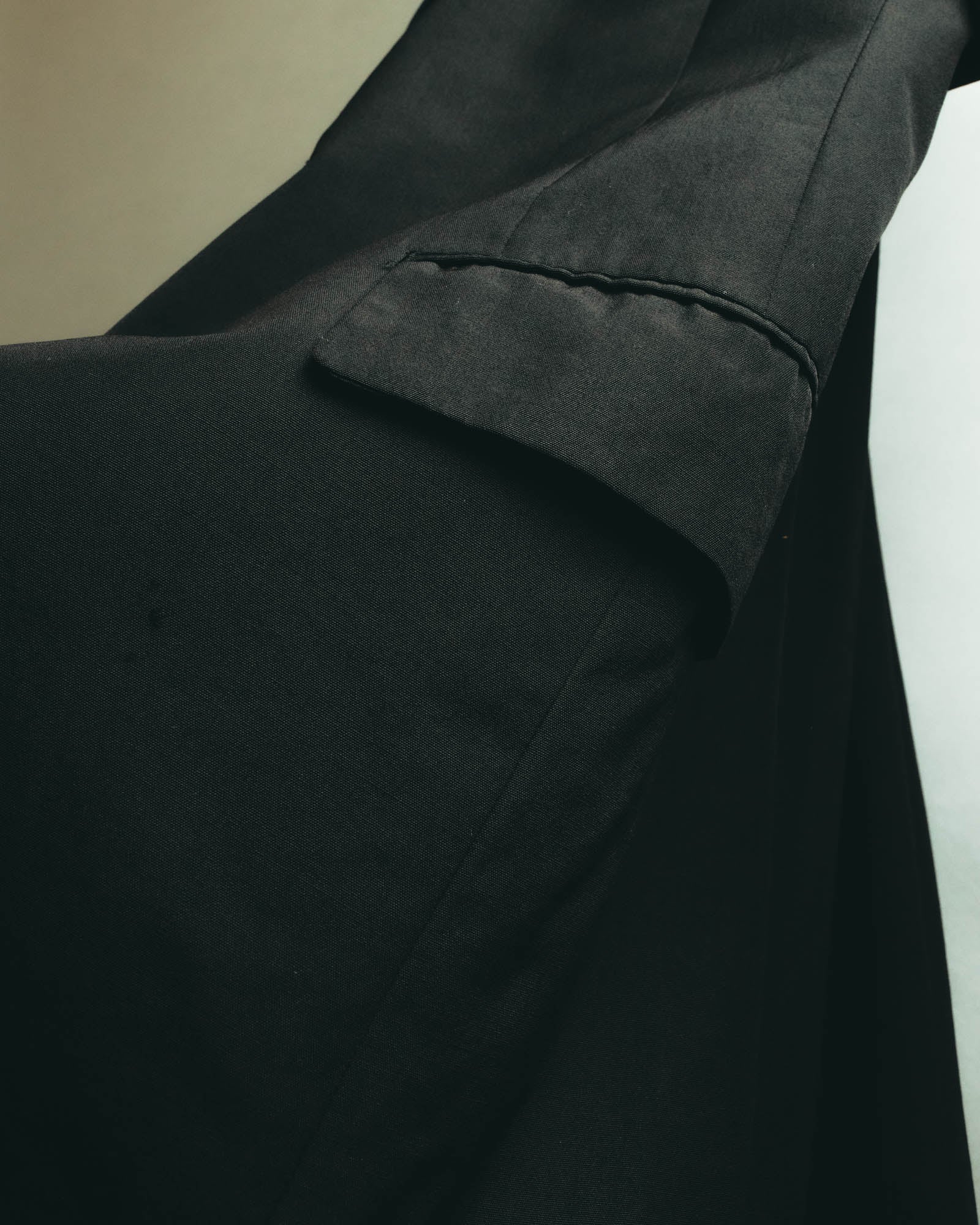 “COMME des GARCONS” 90’s black tailored long coat