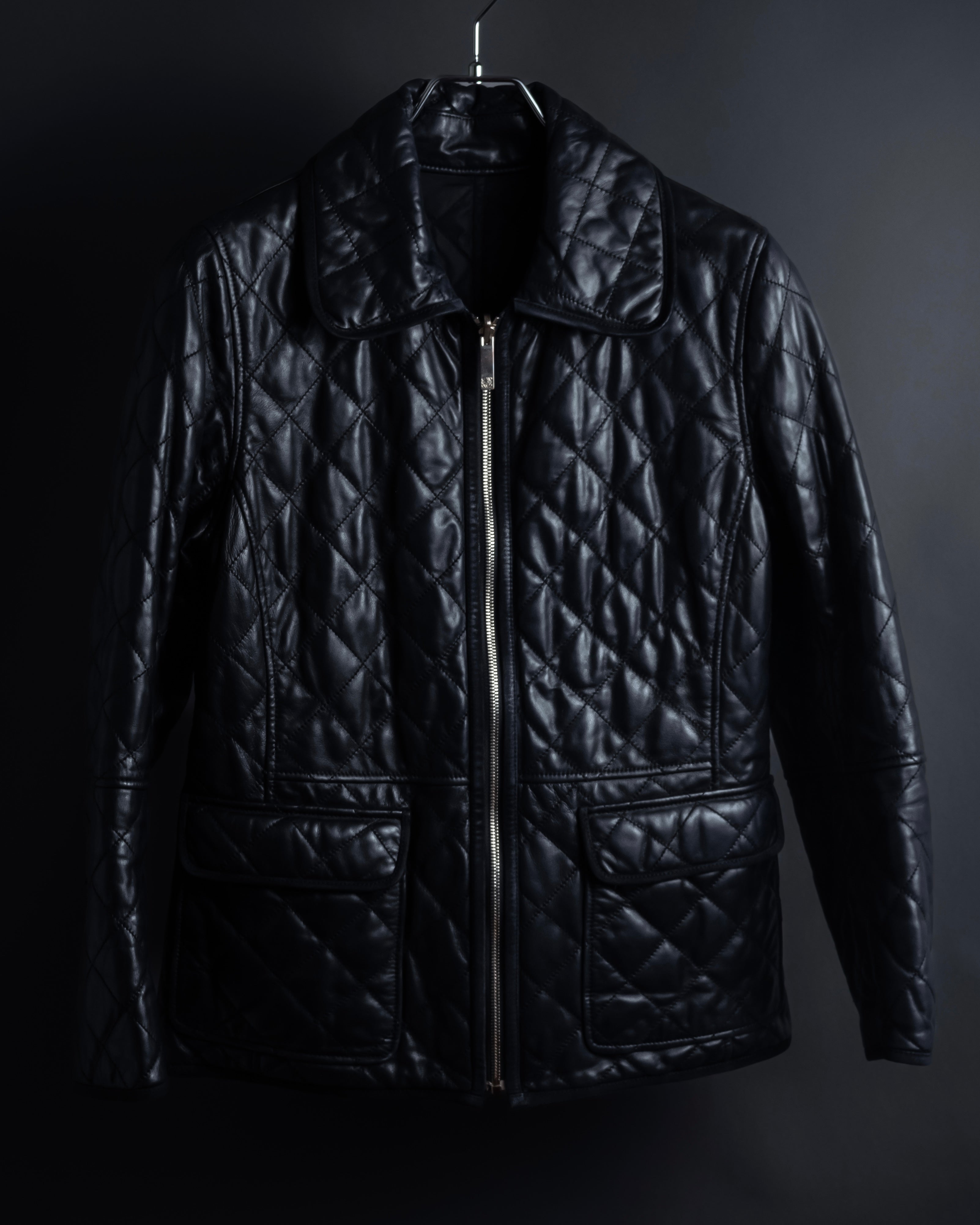 -SPECIAL- "LOEWE" 2009-2013's Quilted design reversible lambskin jacket