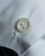 "VALENTINO" Stud detail collar white cotton shirt