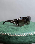 "DIOR" Bijou temple design butterfly frame sunglasses