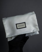 -MOOD Christmas Collections-
"GUCCI" Michele period delicate floral embroidered ribbon tie