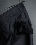 "ARMANI COLLEZIONI" Deep charcoal pinstripe set up
