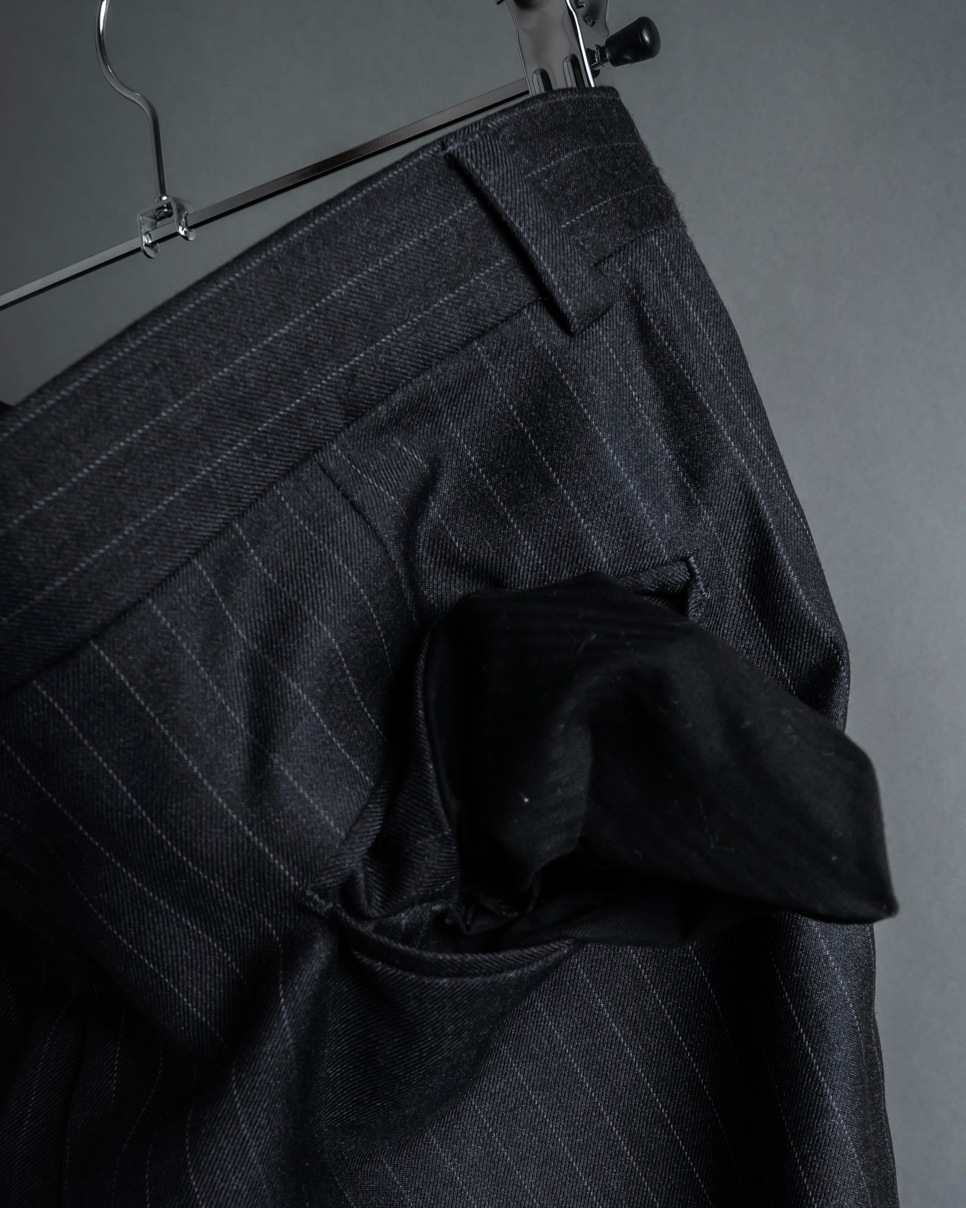 "ARMANI COLLEZIONI" Deep charcoal pinstripe set up