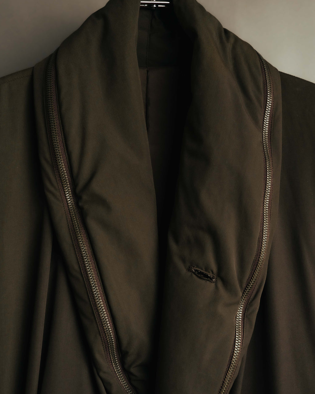 -SPECIAL- "ISSEY MIYAKE MEN" 80's Sculptural padded parachute long coat