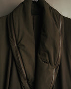 -SPECIAL- "ISSEY MIYAKE MEN" 80's Sculptural padded parachute long coat