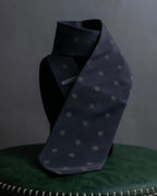 "GIORGIO ARMANI" Dot pattern silk  necktie