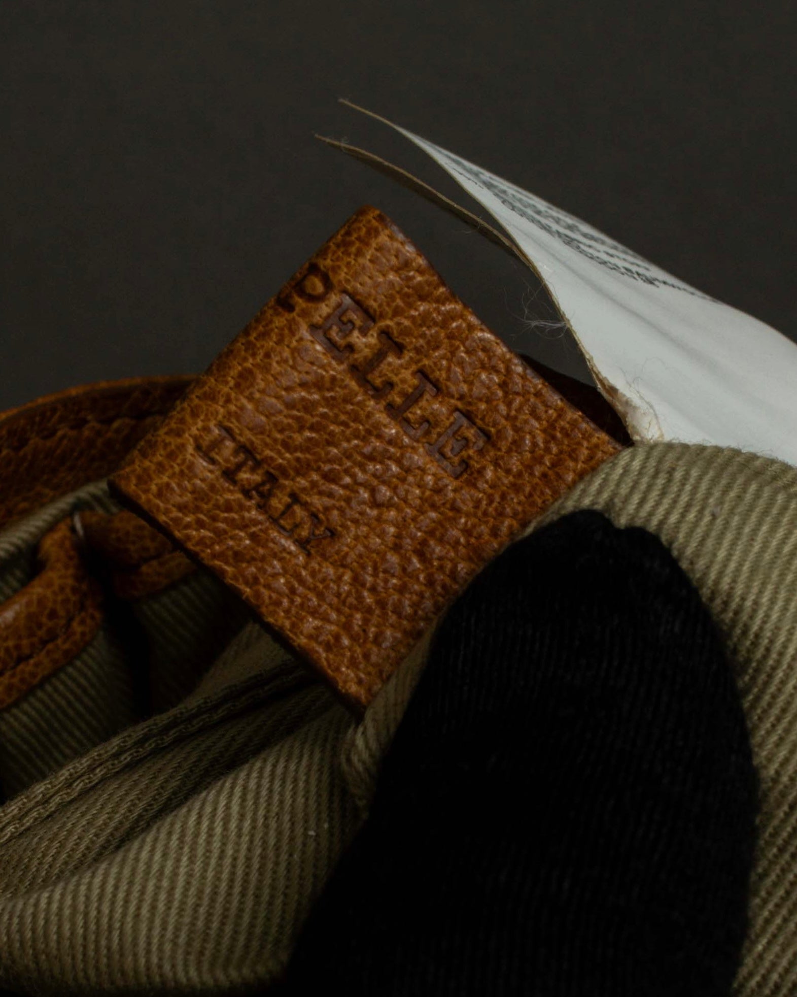 "MAISON MARGIELA" 12SS over flap design leather shoulder bag