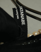 “JUNYA WATANABE” 2008AW Pearl trimmed cupra dress