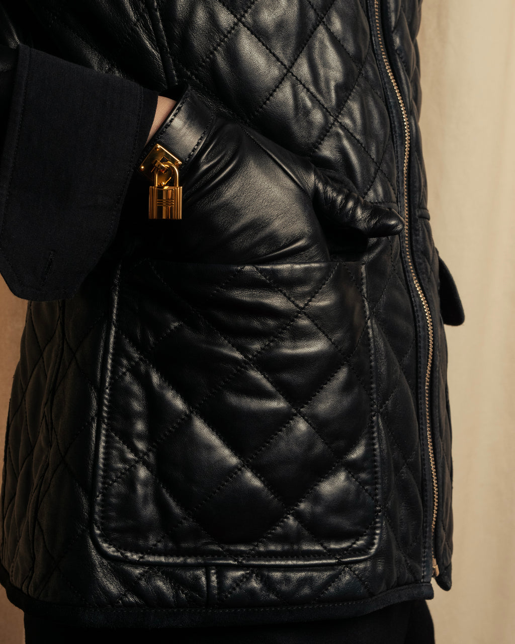 -SPECIAL- "LOEWE" 2009-2013's Quilted design reversible lambskin jacket