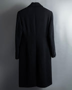 "GIANFRANCO FERRE" Multiple button sequences shaped long coat