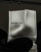 "CHANEL" Fringe design high waist straight cut slacks