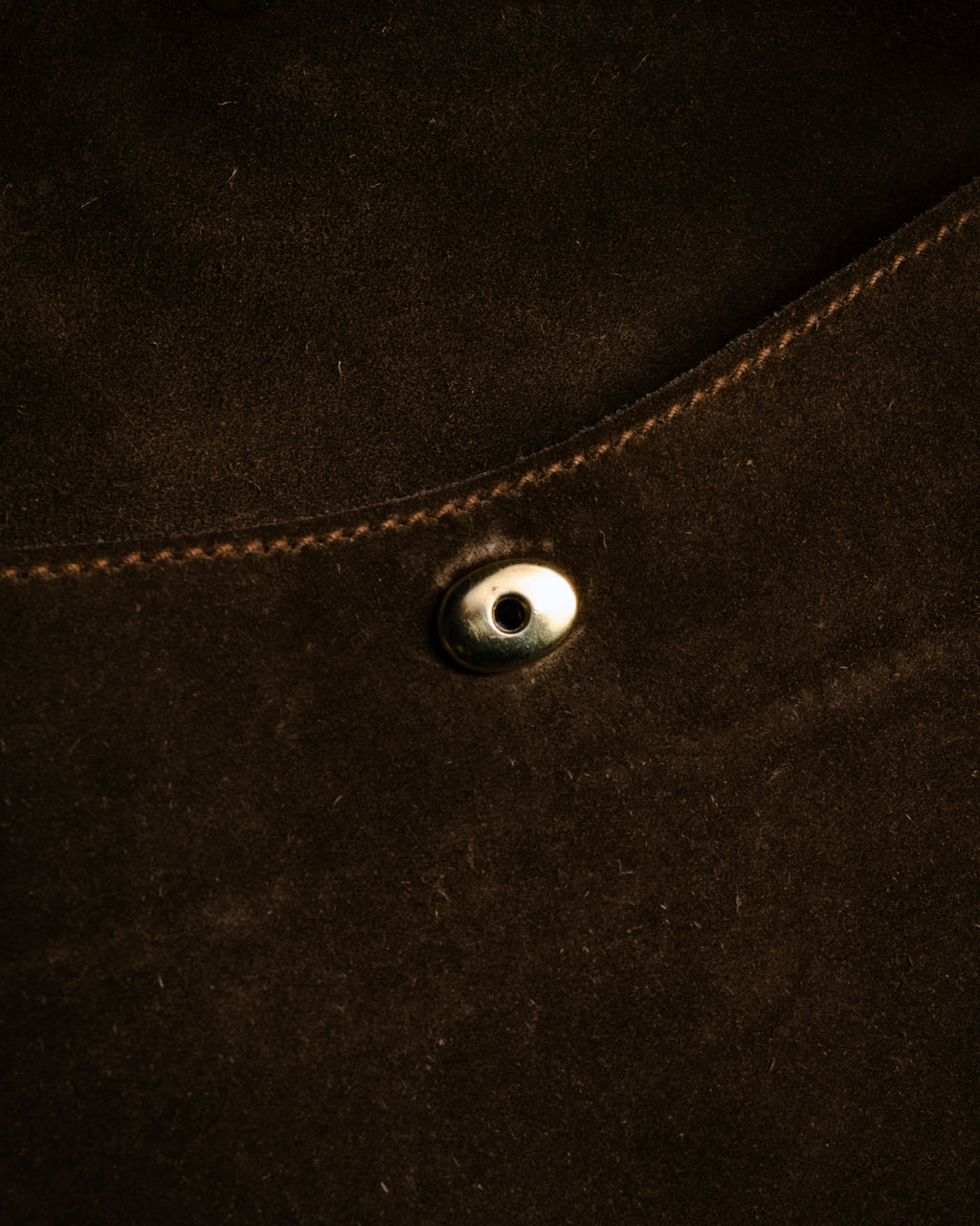 "GUCCI" 60’s-70’s suede and leather shoulder bag