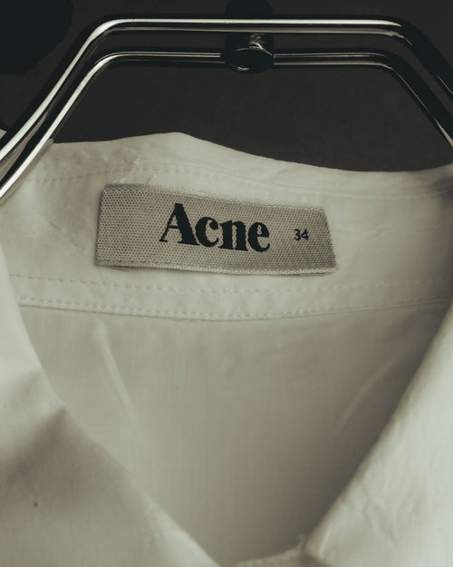 "Acne" 90's-10's open-back long-sleeve shirt