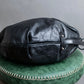 "FENDI" Curved design swirl motif leather one shoulder bag