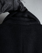 "FENDI" 00's-10's Karl Lagerfeld design shaped long coat