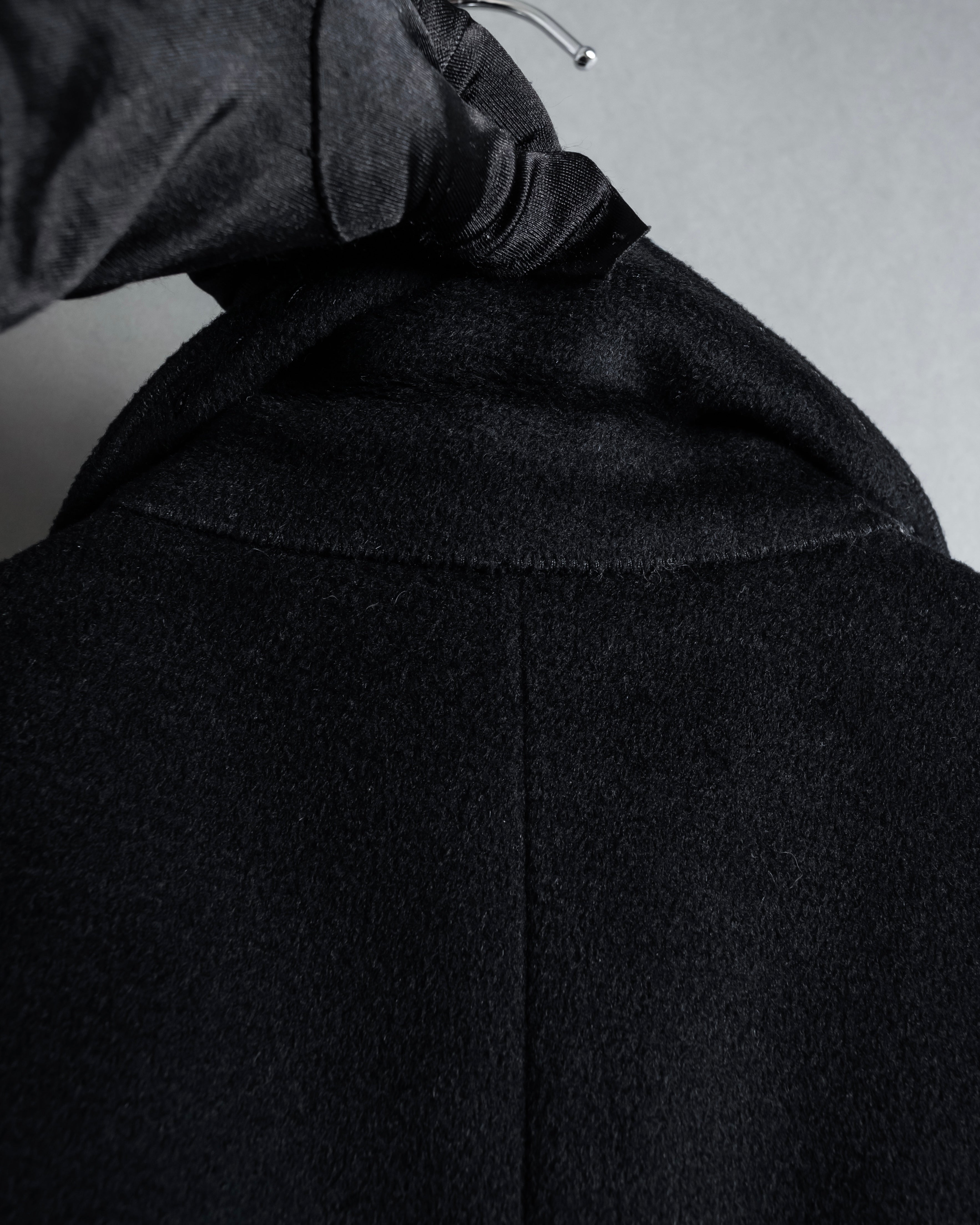 "FENDI" 00's-10's Karl Lagerfeld design shaped long coat