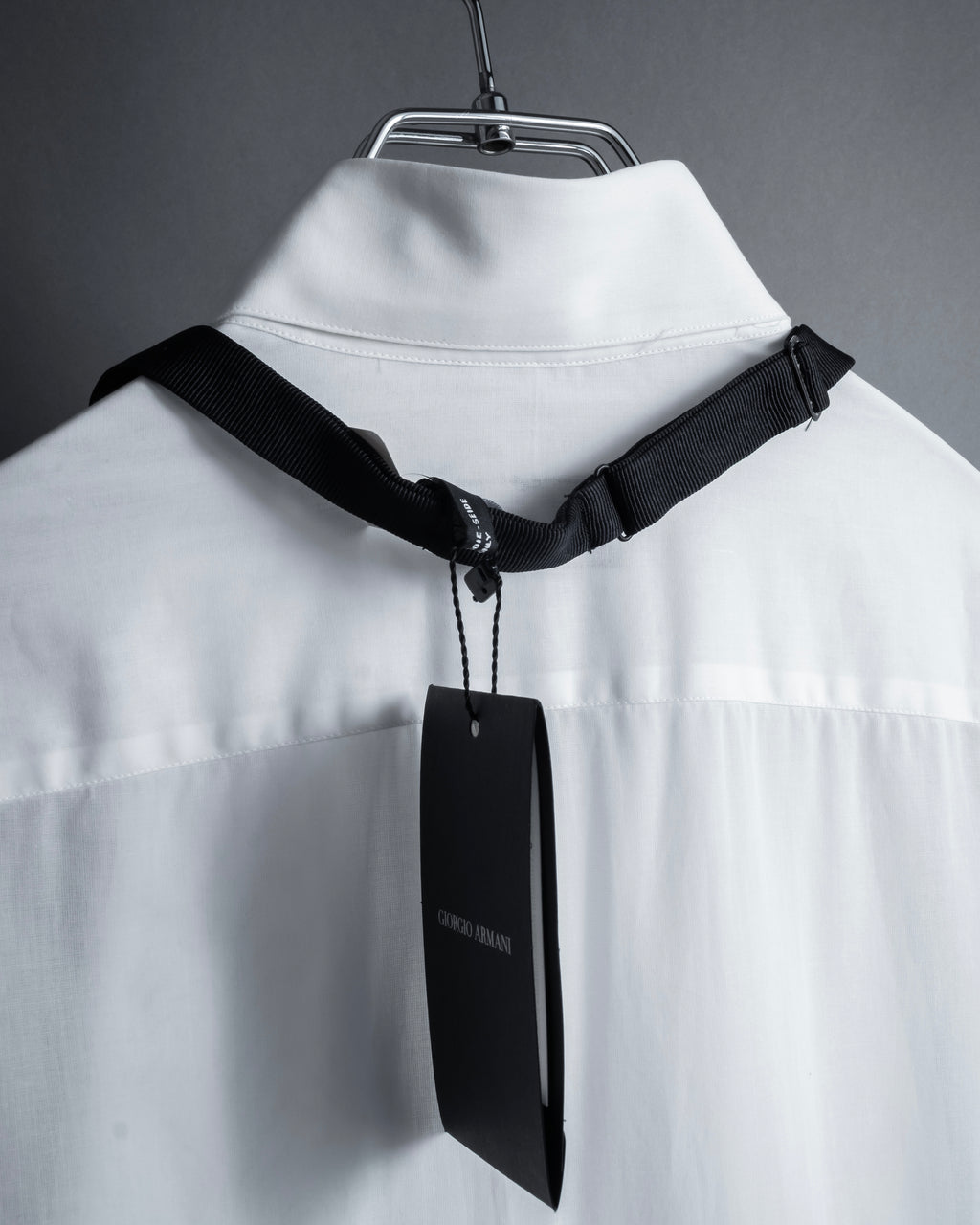 "GIORGIO ARMANI" Belt included bow tie dress shirt