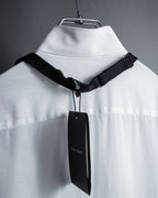 "GIORGIO ARMANI" Belt included bow tie dress shirt