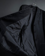 "ARMANI COLLEZIONI" Deep charcoal pinstripe set up